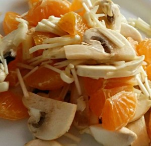 Naranja, Champiñon PortoBello y Champiñon Dorado